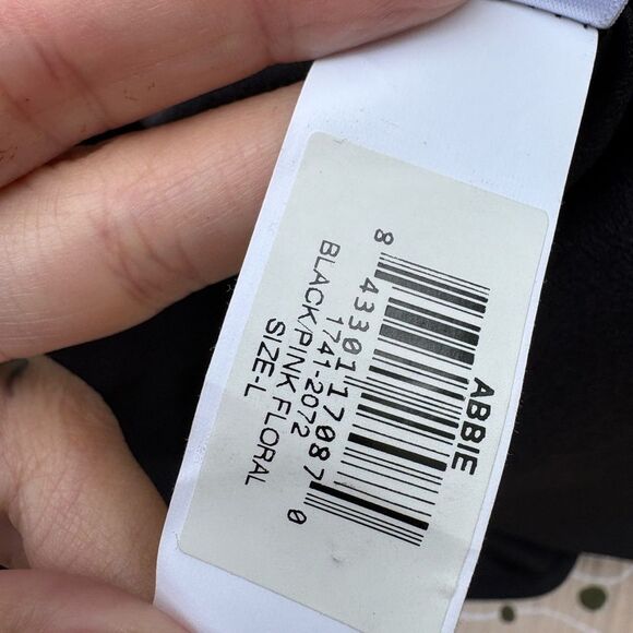 DRESS THE POPULATION | Abbie Floral Embroidered Eyelet Dress NWT Large Midi - Picture 11 of 11